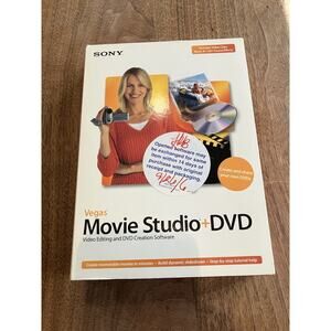 Sony Vegas Movie‎ Studio + DVD Platinum Edition- GOOD